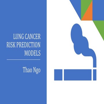 Lung Cancer Risk Prediction Models