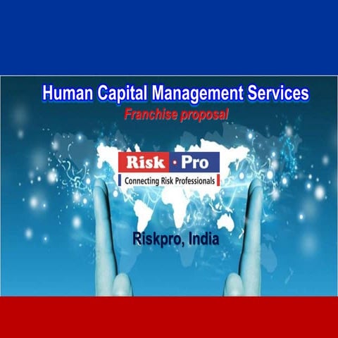 Riskpro Human Capital Consulting Franchisee Proposal