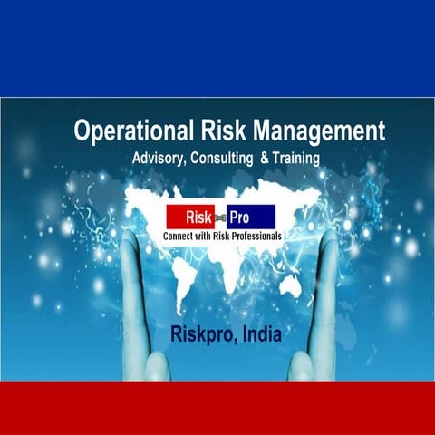 Riskpro - Operational Risk Management