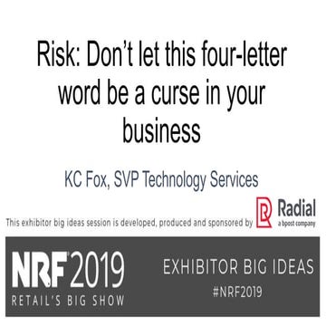 Risk: Don’t let this four-letter word be a curse in your business