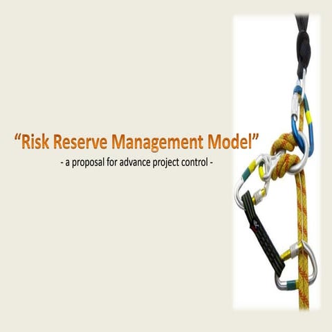 Risk reserve management model