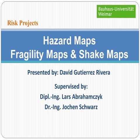 Risks projects - Hazard Maps - Honduras