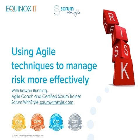 Agile Risk Management