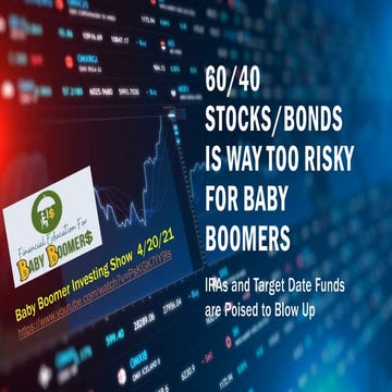 60/40 stocks/bonds will ruin your glee    