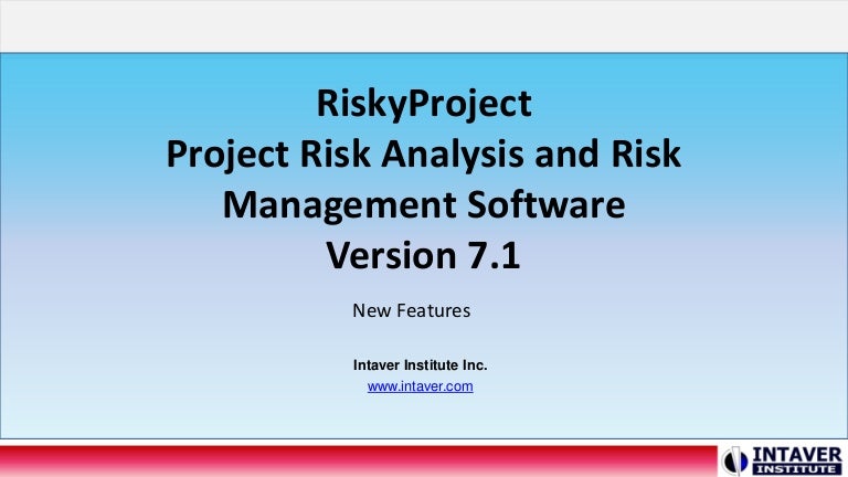 Risk analysis. Riskyproject записи.