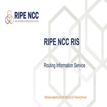 RIPE NCC RIS (Routing Information Service)