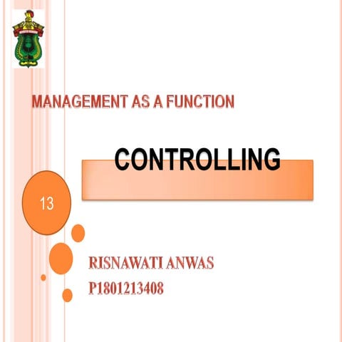 Risnawati anwas controlling presentation