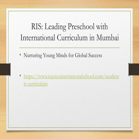 Discover How RIS Shapes Future Learners – A Guide to Jr KG and Sr KG ...