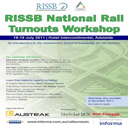 RISSB Rail Turnouts Adelaide Updated