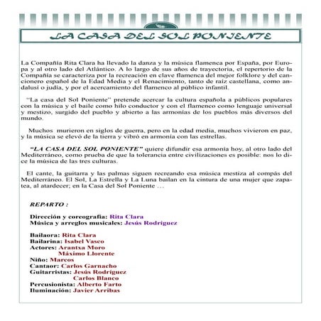 Rita clara la casa del sol naciente teatro zorrilla ocio y rutas valladolid