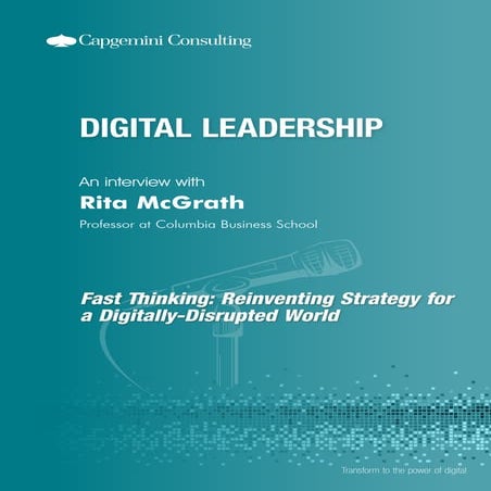 Fast Thinking: Reinventing Strategy for a Digitally-Disrupted World