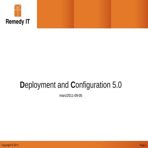 OMG D&C 5 initial presentation