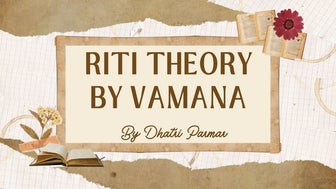 Riti theory by Vamana Indian poetics.pptx
