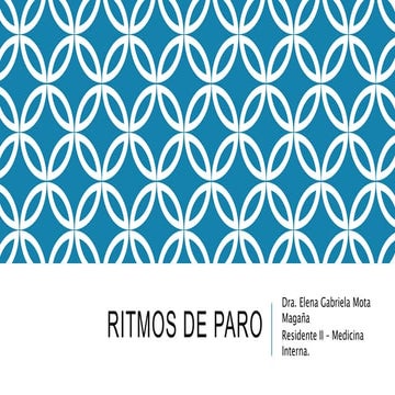RITMOS DE PARO