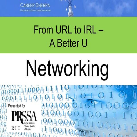 URL to IRL: Networking