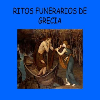 Ritos funerarios en Grecia