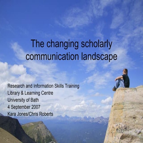 Ritss Scholarly Communication Klj0907