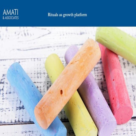 Rituals as source of growth