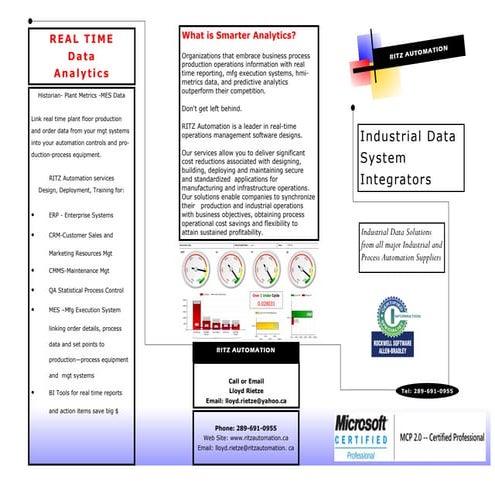 Ritz Automation Brochure 2014