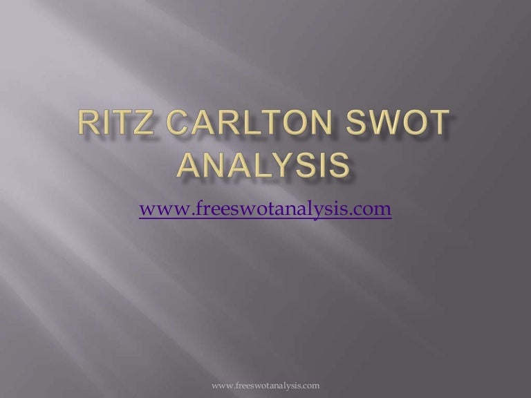 Swot analysis of courtyard by marriott picture