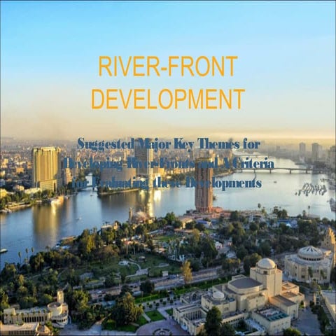River front development principles - draft
