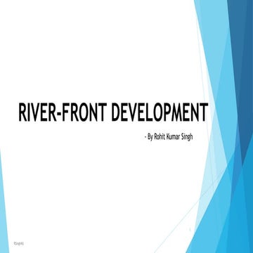 River - Front Development with 2 Examples