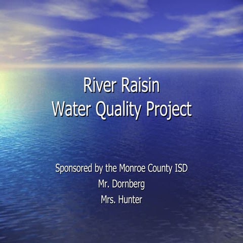 River Raisin Project