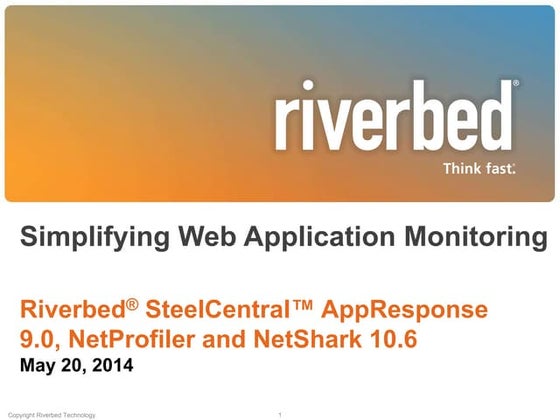 Riverbed Presentation Chapter One of three | PPTX | Cloud Computing ...