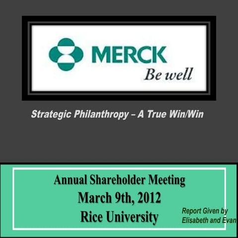 Merck- River Blindness