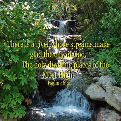River of Life; Fountain of Blessing Slides, 10/5/14