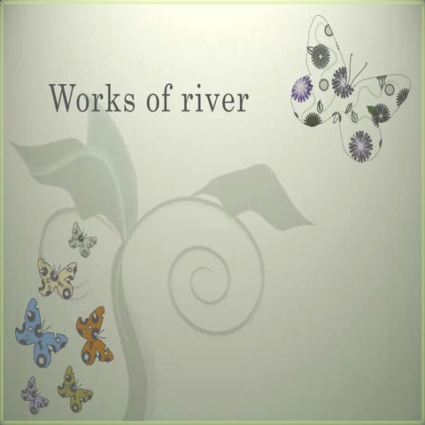 River transportation processes