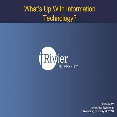 Rivier information technology