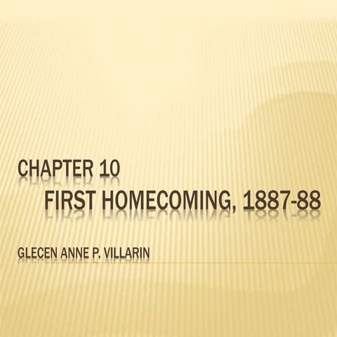 Rizal Report Chapter 11 | PPTX