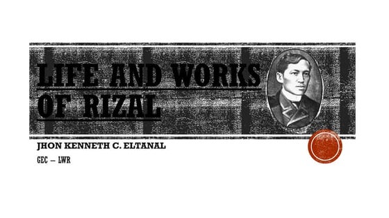 Rizal and the theory of nationalism | PPT