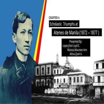 Rizal in ateneo de manila and UST | PPTX