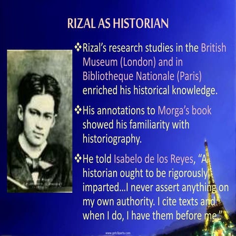Rizal as an artist | PPTX