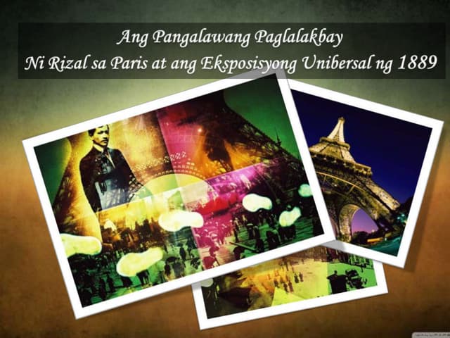 IKALAWANG PAGLALAKBAY SA EUROPA NI RIZAL by Lorraine Anoran