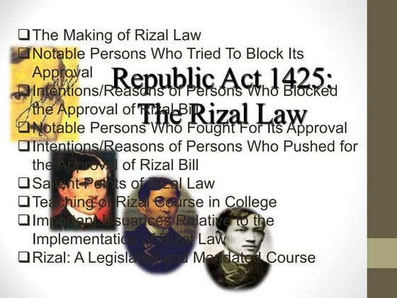 RA 1425 - TIMELINE OF REPUBLIC ACT 1425 (RIZAL LAW).pptx