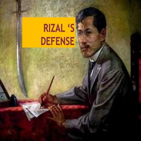 Rizal ‘s Defense