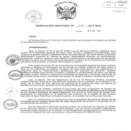 Rj 182 2011_ana-protocolo de monitoreo