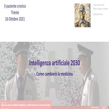 Intelligenza artificiale e medicina nel 2030