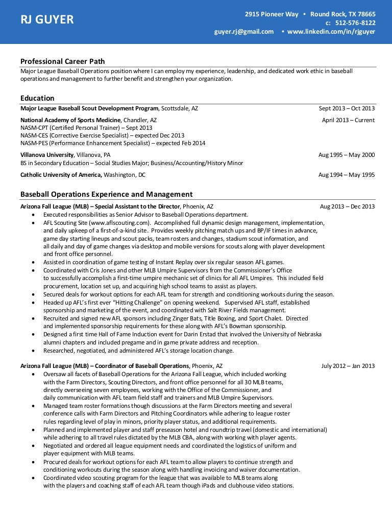 Boxing instructor resume