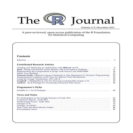 R journal 2011-2 | PDF