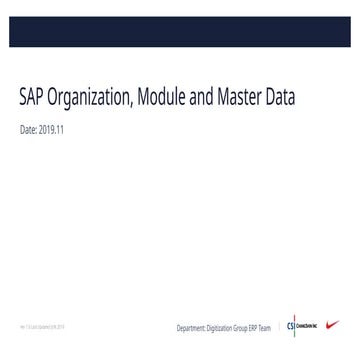 RJ_SAP Organization, Module, Masta Data Training Material(EN).pptx