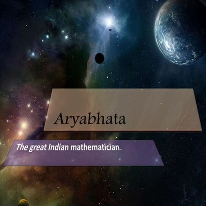 Aryabhatta