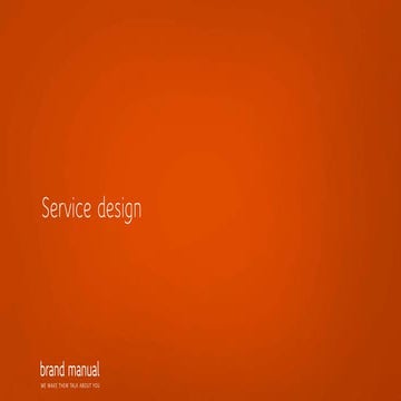 Introduction to service design 