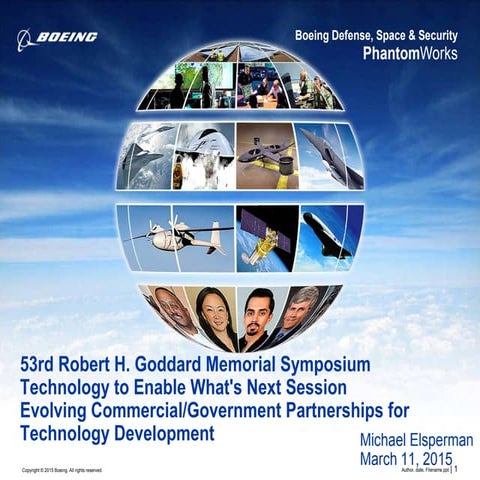 Goddard 2015: Mike Elsperman, Boeing