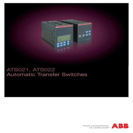 Automatic transfer switch (ats) | PPTX