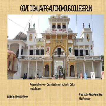 Quantization of noise in Delta Modulation by RkSinha.pptx