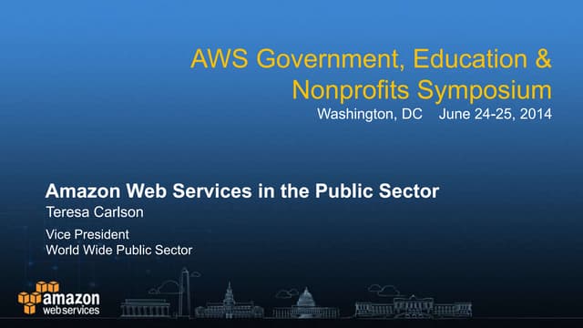 AWS public sector overview 